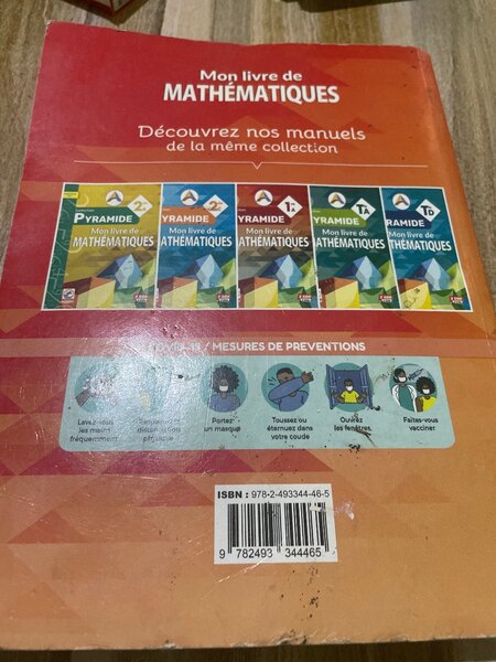Mon livre de mathématiques 1ère