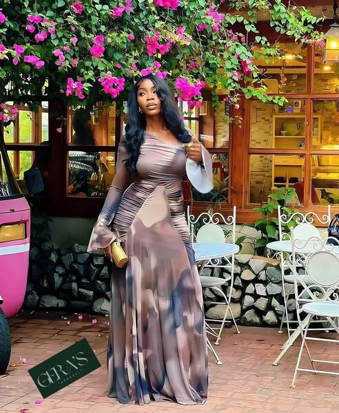 Robe longue élégante femme