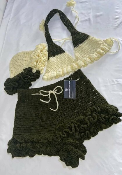 Maillot crochet bohème