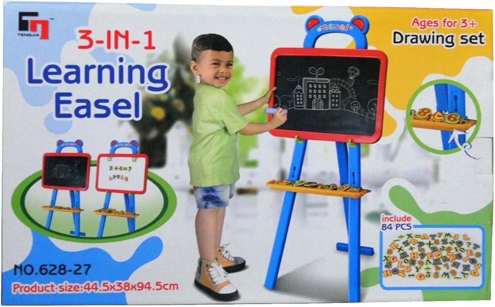 Chevalet éducatif 3-en-1