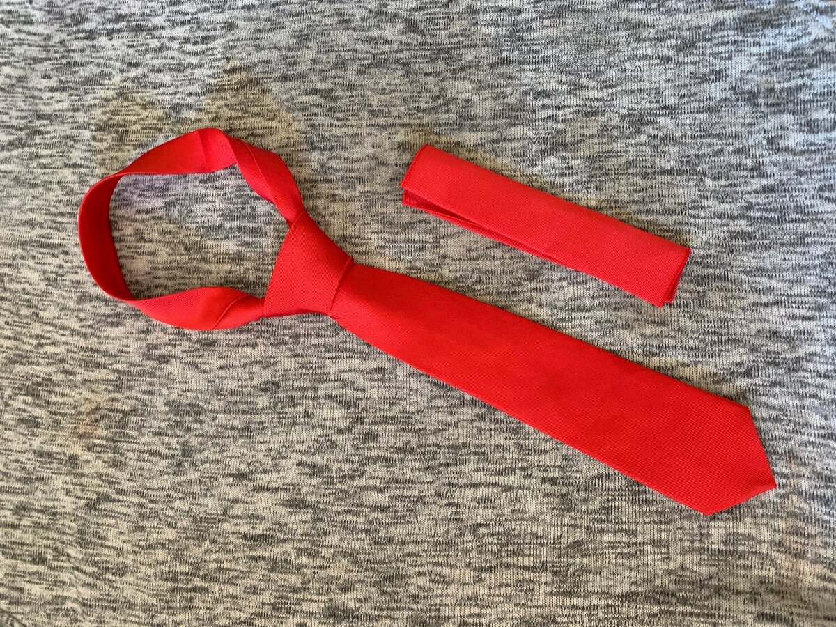 Ties and pocket square