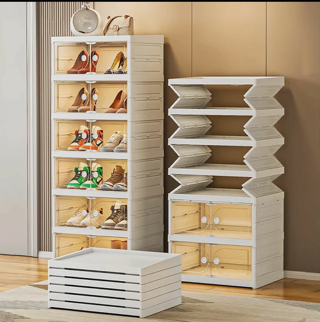 Étagères à chaussures modulables