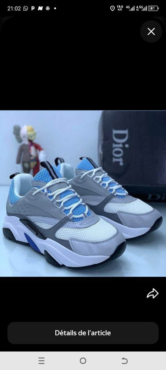 Baskets Colorées Mode Homme