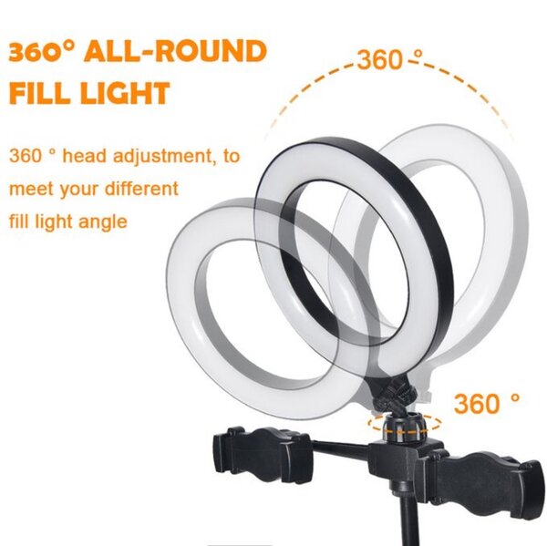 Ring Light Téléphone Selfie Support