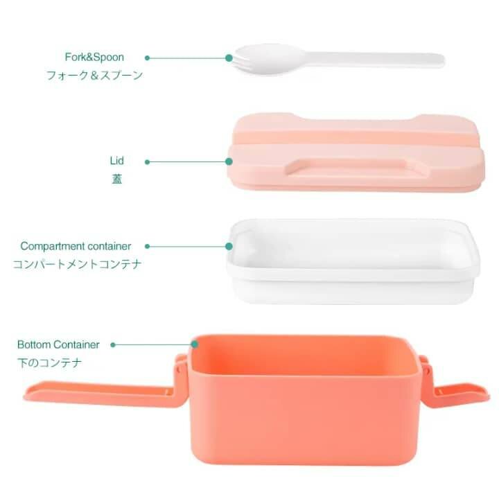 Boîte à déjeuner compartimentée