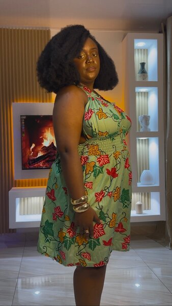 Robe d'été à motifs floraux