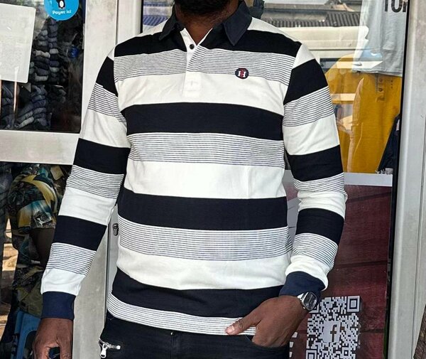Chemise Polo Rayée Homme