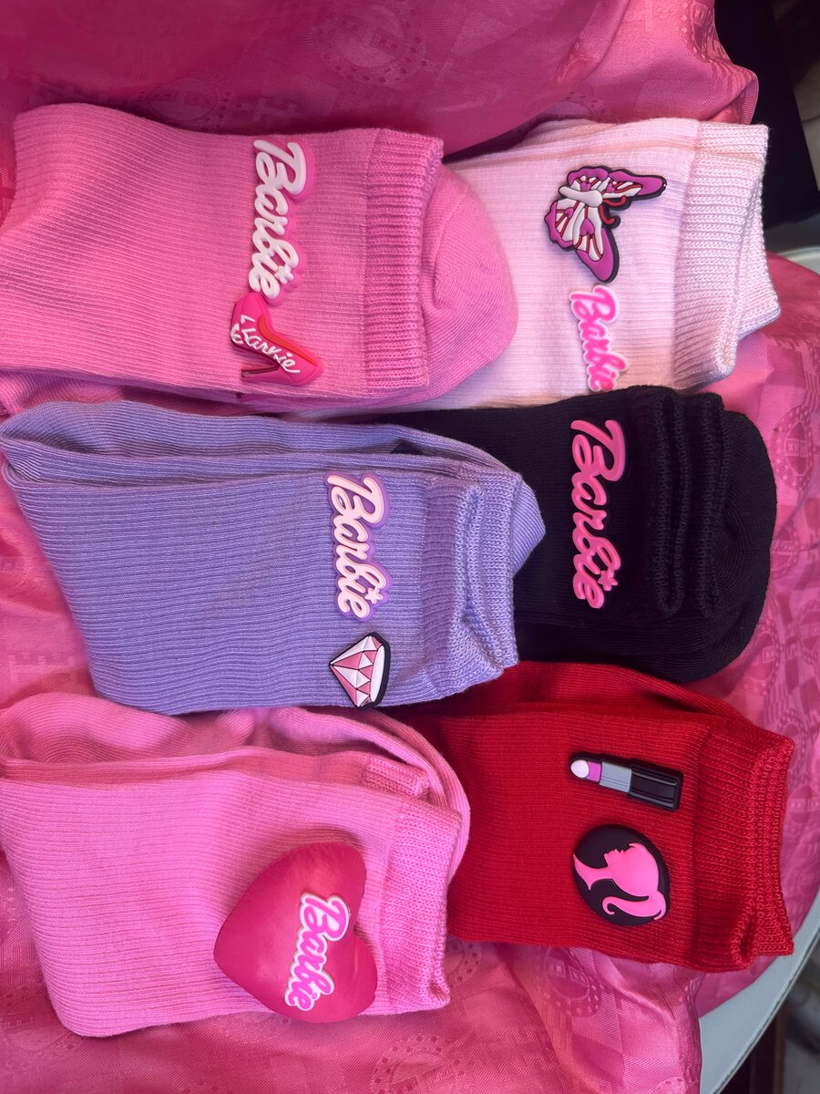 Barbie Themed Colored Socks