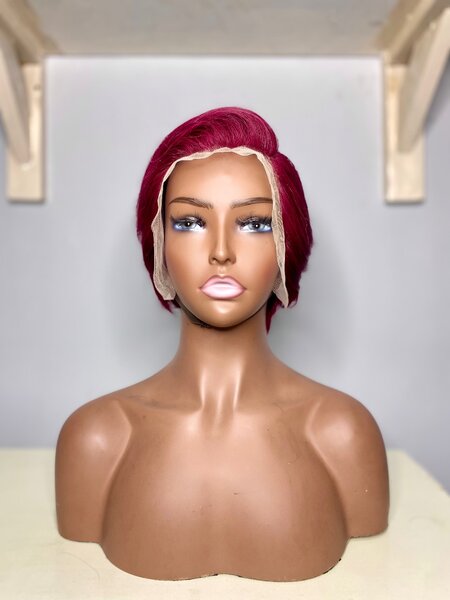 Perruque Lace Front Rouge