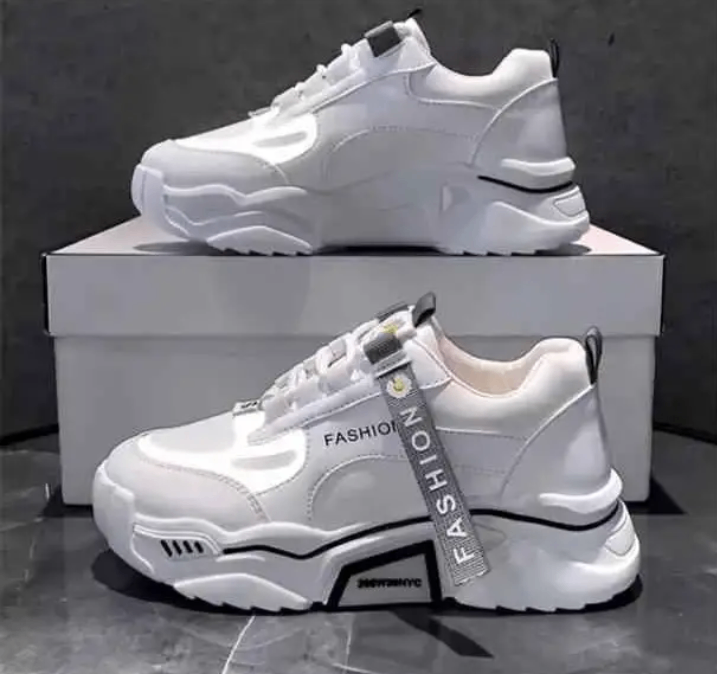 Baskets Mode Blancs Unisexes