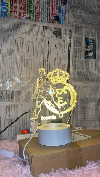 Lampe LED Football 3D