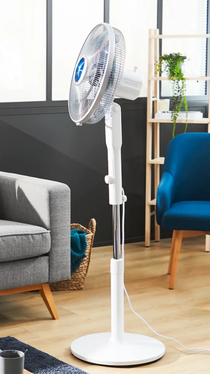 Ventilateur sur pied oscillant