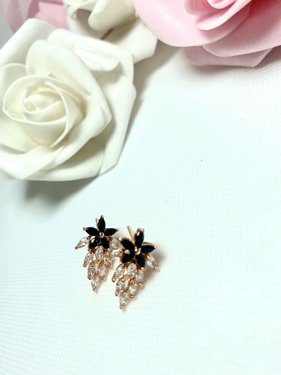 Black Ear Studs