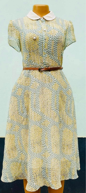 yellow dress, size L