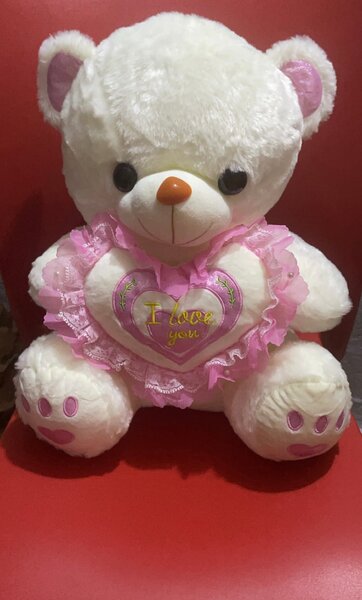 Grand Nounours d'amour câlin