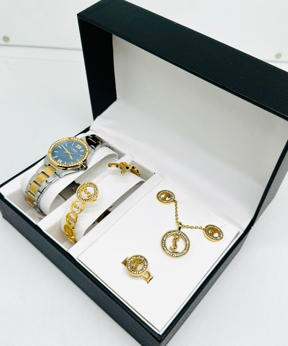 Ensemble Montre et Bijoux pour Femme