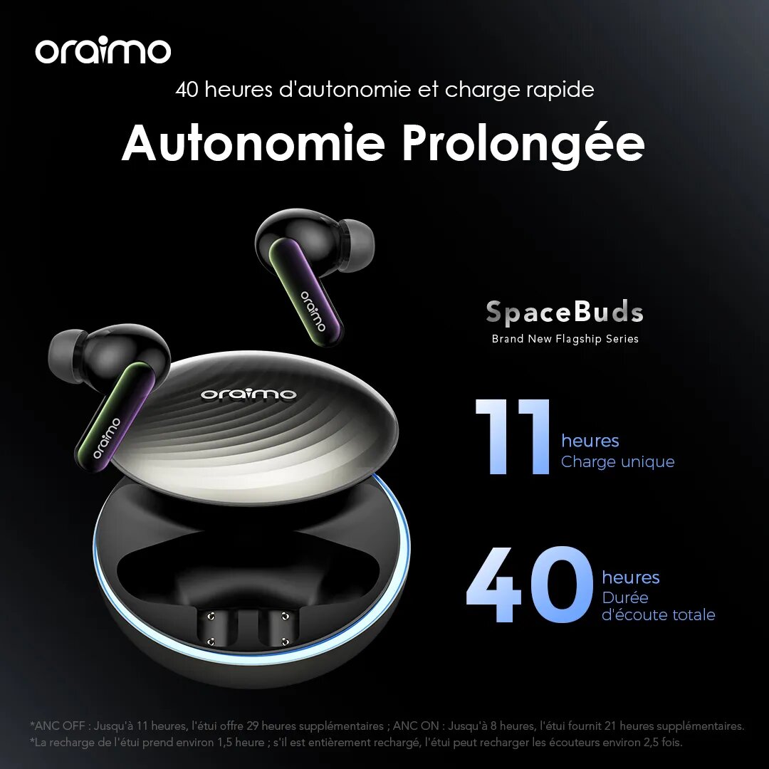 Écouteurs Oraimo SpaceBuds