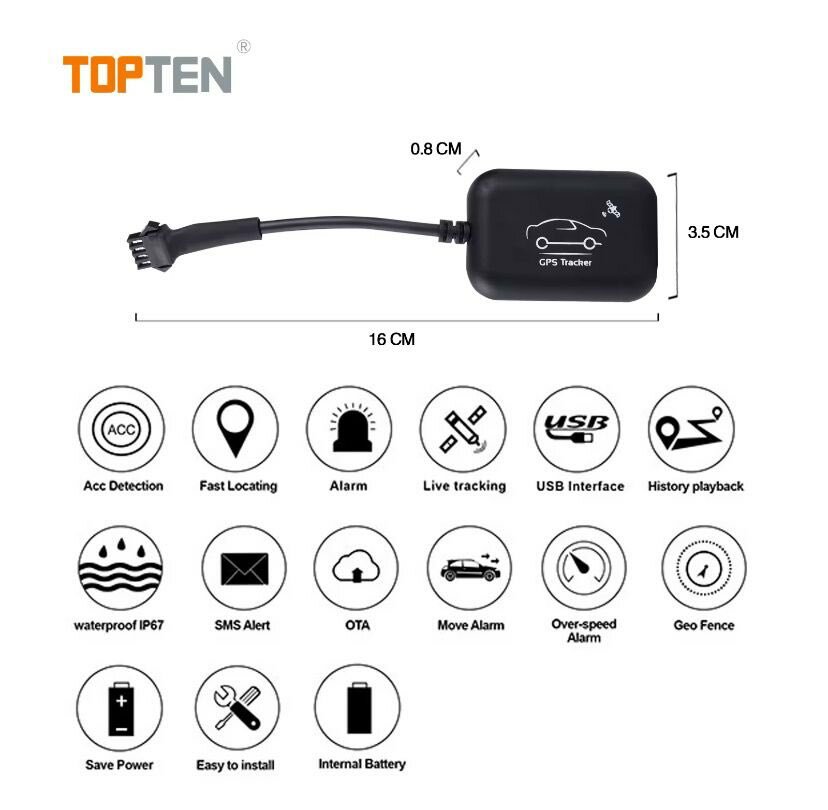 VEHICLE/MOTOCYCLE GPS TRACKER