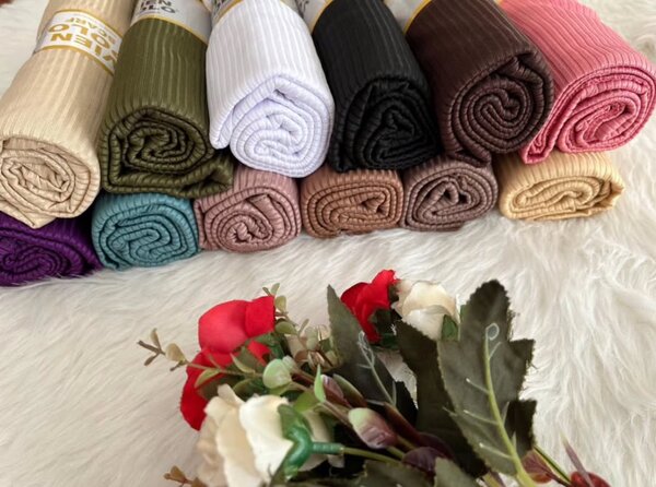 Hijab en jersey cortelé Premium
