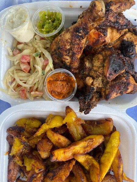 Poulet grillé savoureux