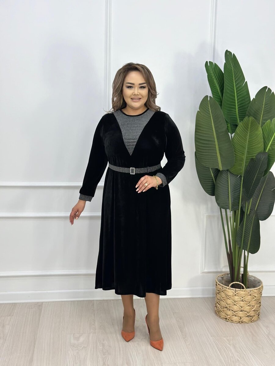 Платья велюр