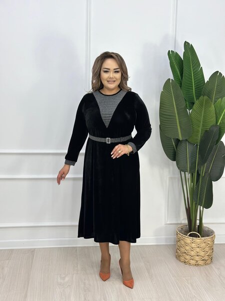 Платья велюр