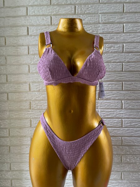 Maillot de bain 2 pièces violet