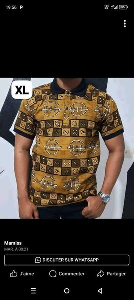 Polo imprimé pour hommes