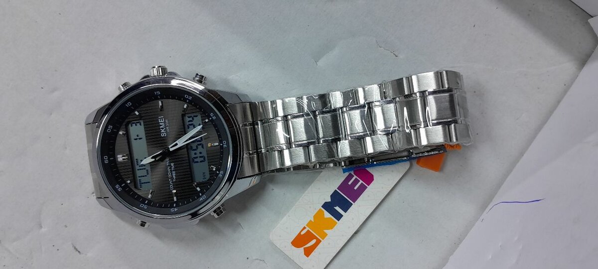 Montre Homme Acier Digital