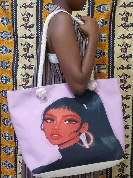 Tote bag artistique tendance