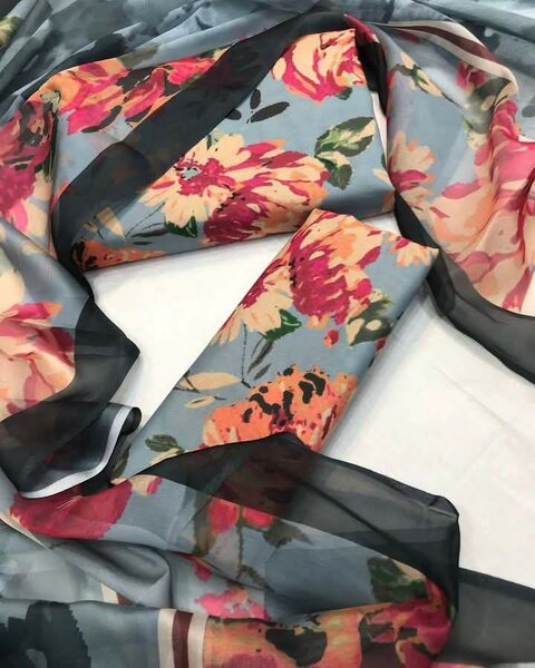 Printed lawn suit