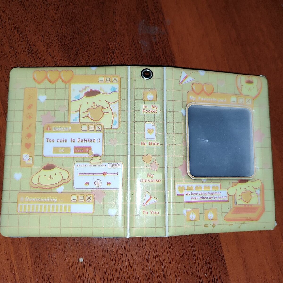 Биндер 36 листок для карты black pink