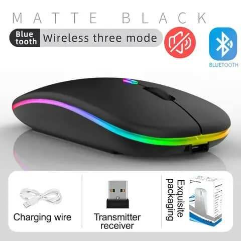 Souris sans fil Bluetooth RVB