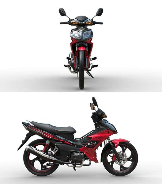 Moto apsonic  ktm  Rouge