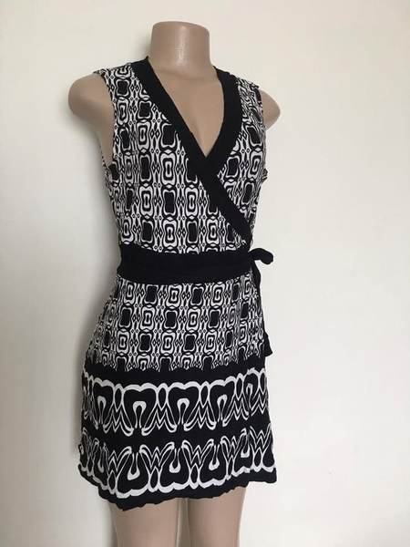 Dress blanc noir