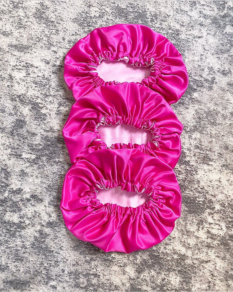 Bonnet de nuit en satin