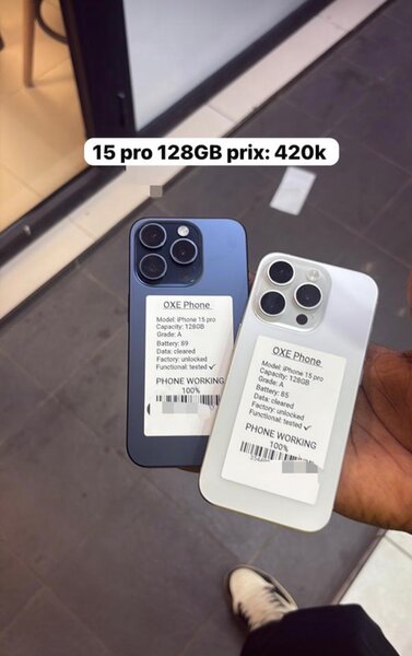 iPhone 15 Pro 128Go casi neuf