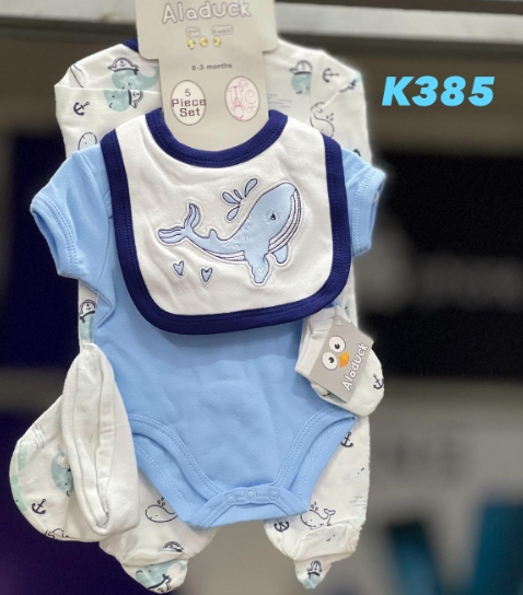 blue-gray suit with whale