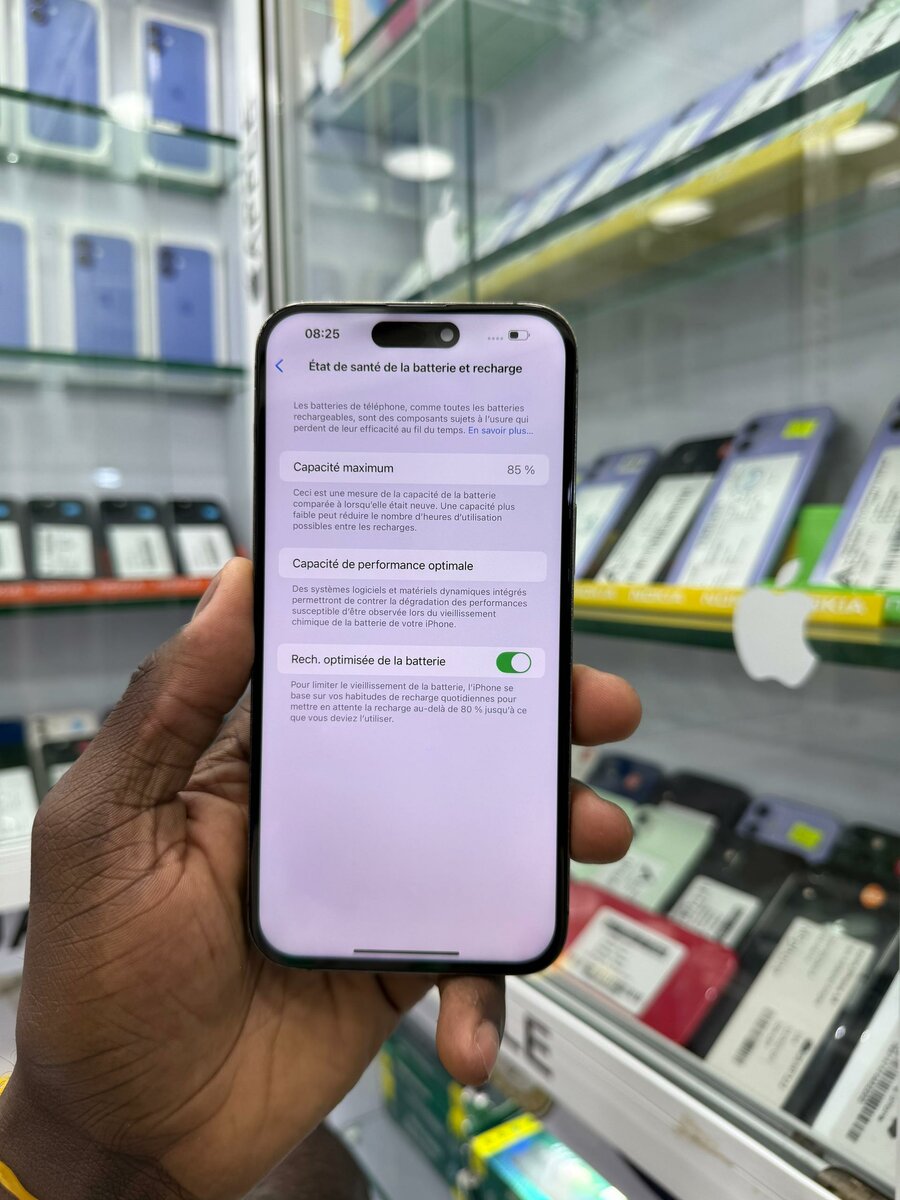 14 pro 128 Go  message batteri