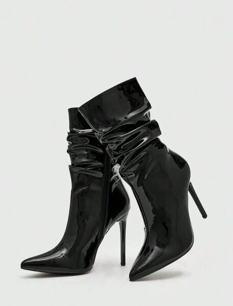 Black ankle boots
