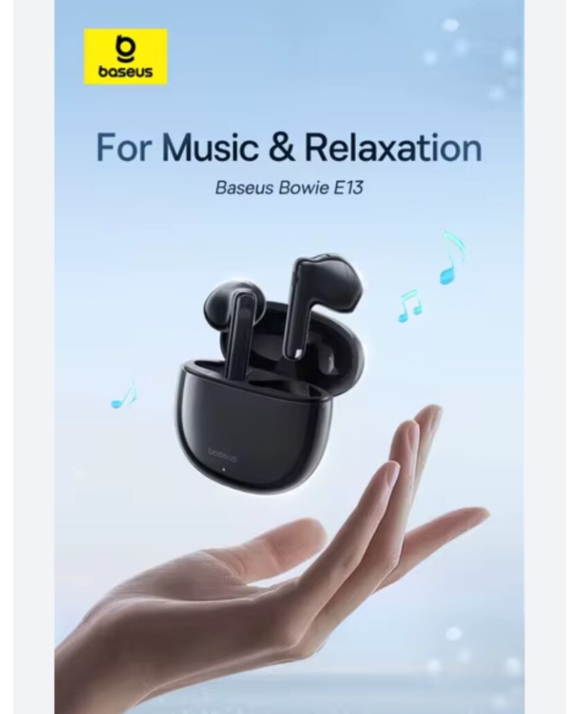 BASEUS Bowie E13  écouteurs sans fil  BT5.3  Faible Laten