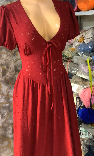 Robe Rouge Élégante
