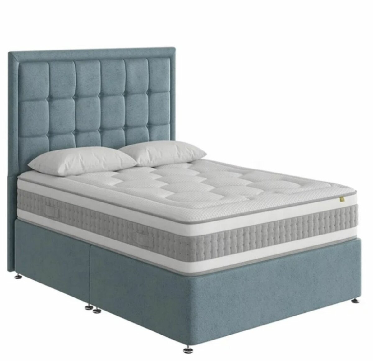 Lit Matelassé avec Sommier Confort