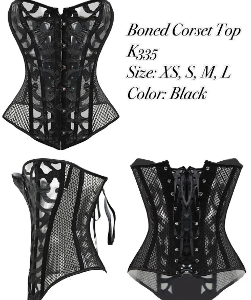 black corset