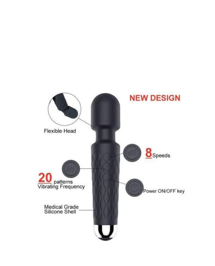 Vibromasseur Puissant Rechargeable