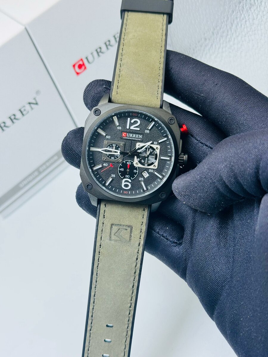 Montre Homme Chronographe Elégante Currren