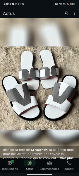 Tongs confortables pour homme