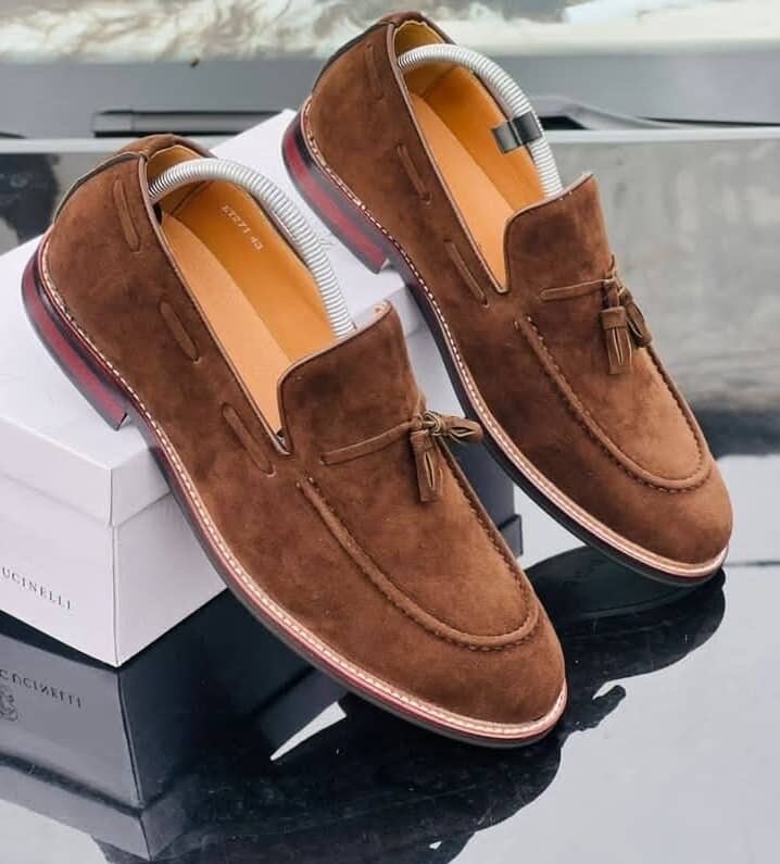 Mocassins en daim élégants