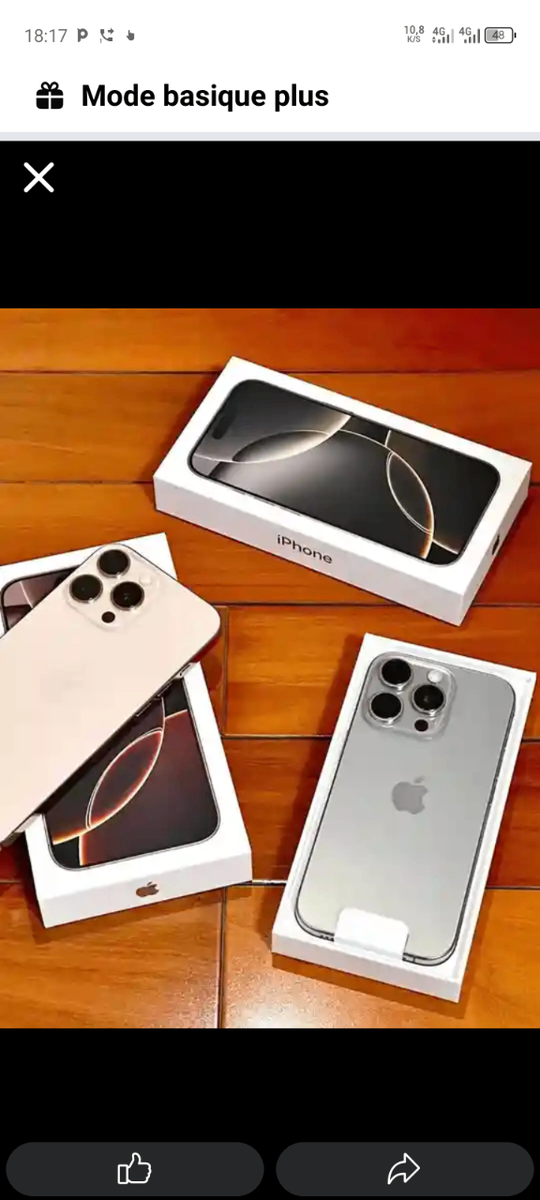 iPhone Pro Max dernière génération