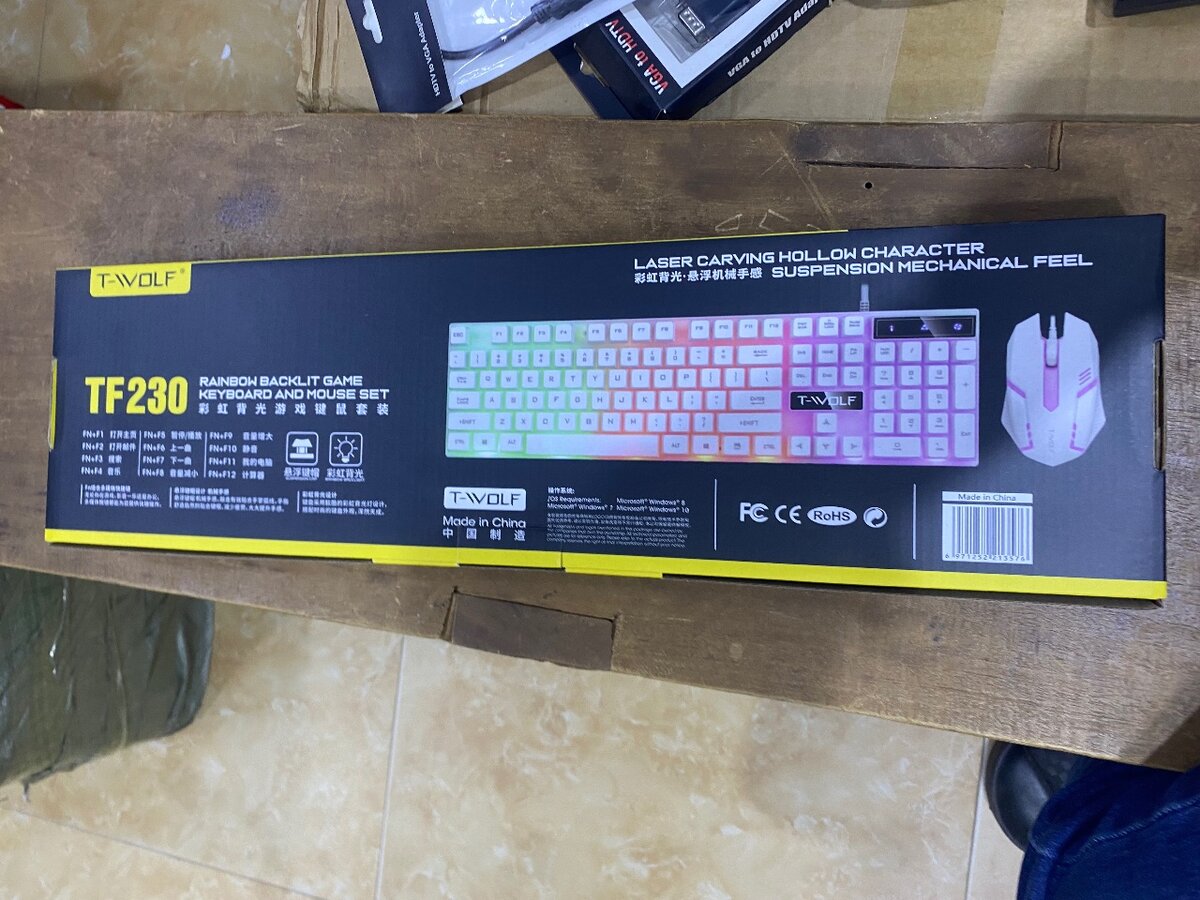 Keyboard and Mouse with RGB